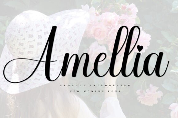 Amellia: A Font That Brings Freshness and Elegance to Your Designs
