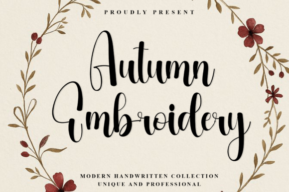 Autumn Embroidery