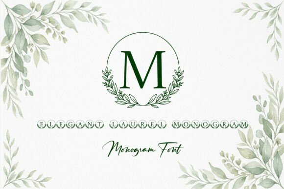 Elegant Floral Monogram: A Timeless Blend of Style and Nature