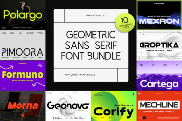 Exploring the Geometric Sans Serif Bundle: A Designer’s Toolkit for Modern Typography