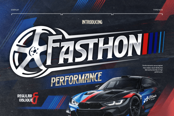 Fasthon: A Bold Font for High-Speed Design and Branding