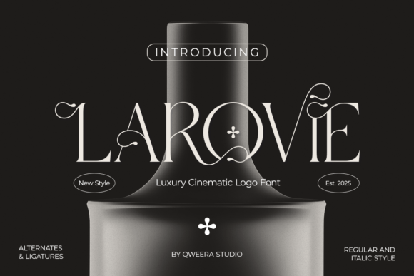 Larovie Font: A Luxurious Serif for Modern Design
