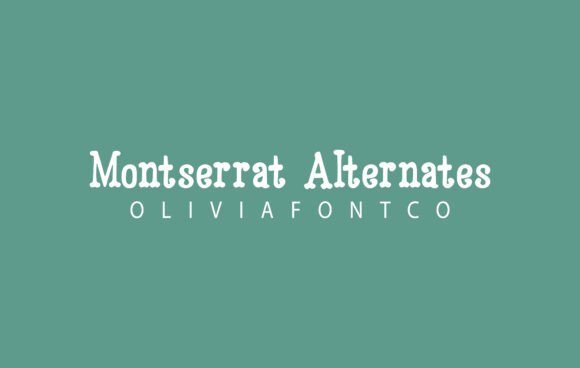 Montserrat Alternates: A Versatile Handwritten Font for Creative Projects