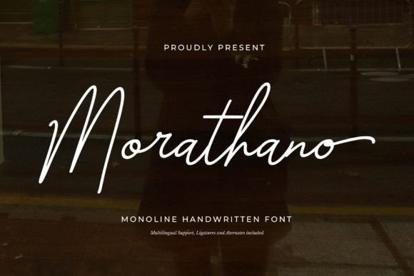 Morathano: A Handwritten Font with a Personal Touch