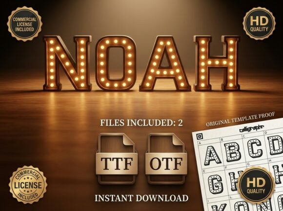 Noah Font: Timeless Glamour for Modern Design