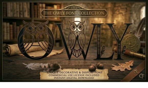 Owly Decorative Font