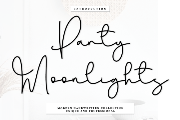 Party Moonlights: A Timeless Handwritten Font for Creative Design