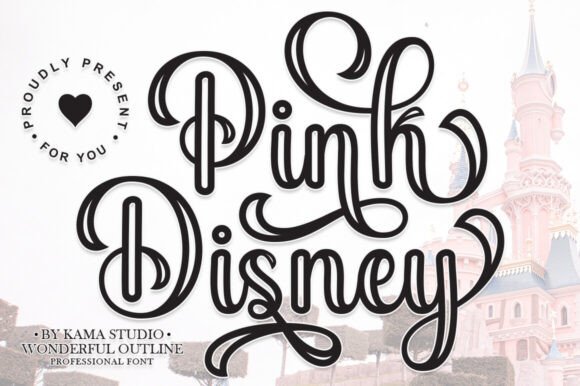 Pink Disney Font: A Charming Choice for Design Projects