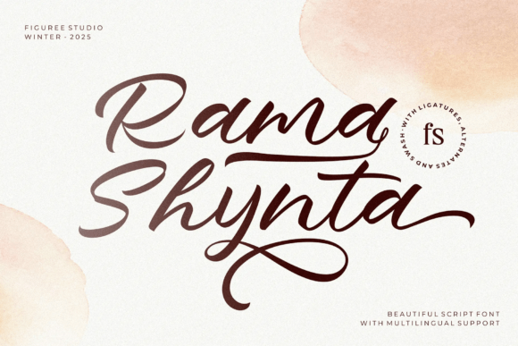 Ramashynta β Beautiful Script Font for Elegant Design Projects