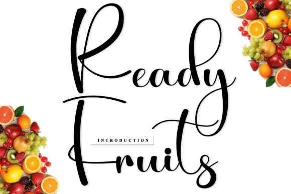 Ready Fruits: A Timeless Handwritten Font for Creative Design
