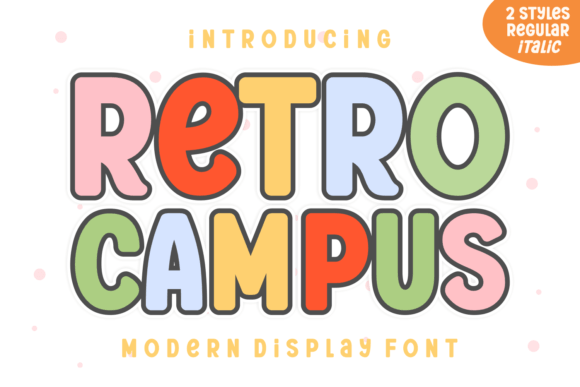 Retro Campus Font