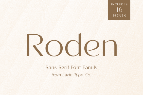 Roden Font: A Modern and Versatile Choice for Design Projects