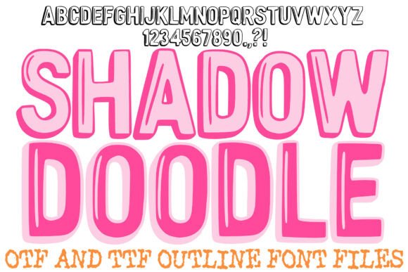Shadow Doodle Font