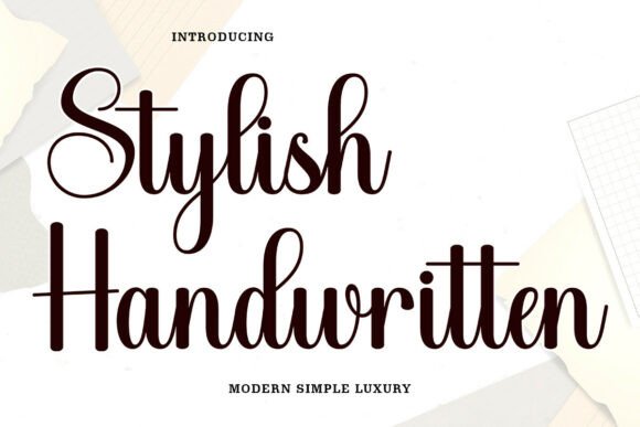 Stylish Handwritten Font