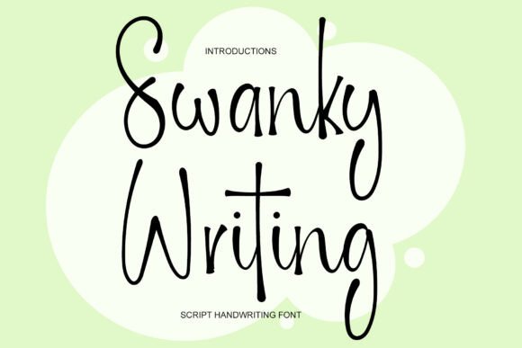 Swanky Writing: A Festive Font for Holiday Creativity