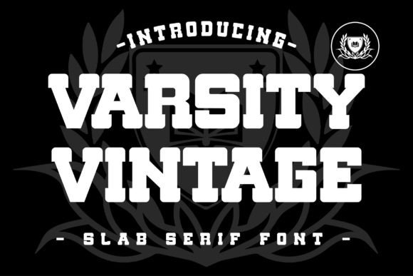 Varsity Vintage: A Sporty Font for Modern Branding and Design